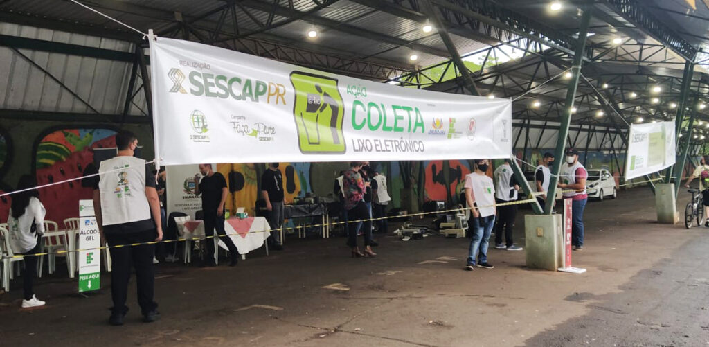 Campanha E-lixo: Três mil quilos de equipamentos foram coletados em Umuarama