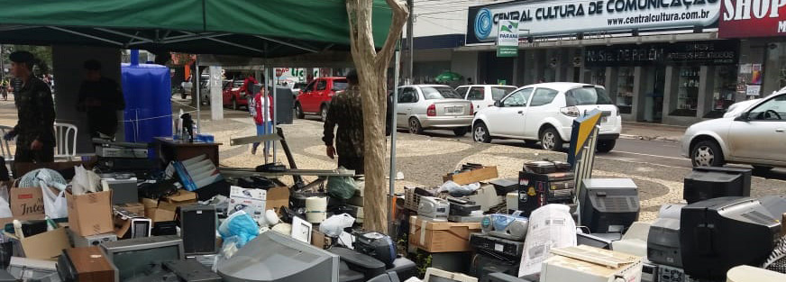 SESCAP-PR realiza campanha e-Lixo em Guarapuava