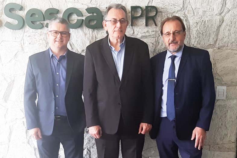 Executivos da Unicred visitam SESCAP-PR